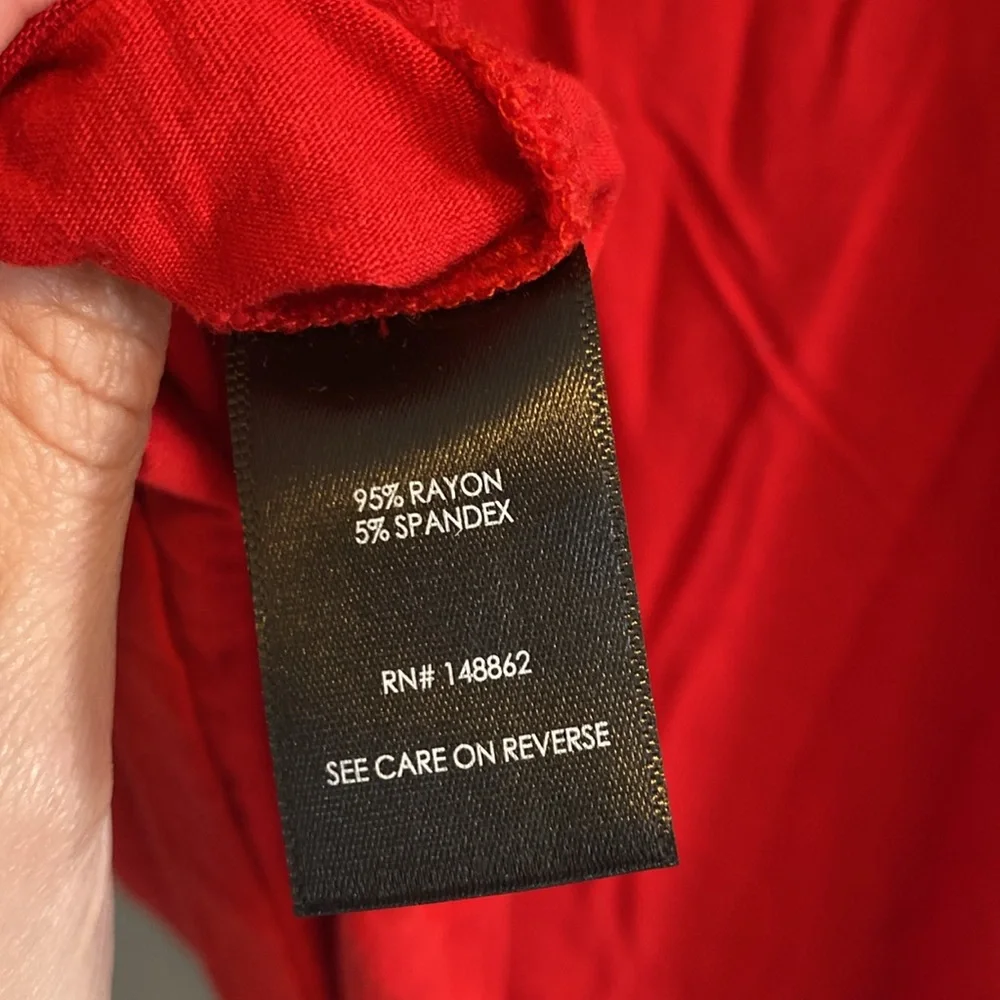 Torrid Super Soft High Neck Tank, Red, 1x - Picture 9 of 11